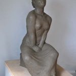 145×55×80cm　テラコッタ、木