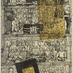 木版・ドライポイント ( 96 x 58cm)