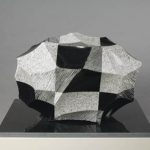 50×75×50cm　白、黒御影石