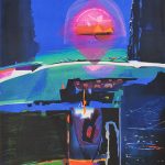 木版・コラグラフ ( 130 x 110cm )