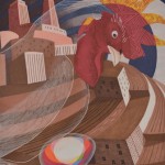 木版 ( 87 x 59cm )