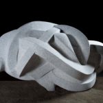 103×198×100cm　白御影石