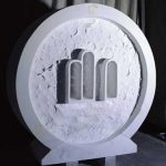 110×110×33cm　大理石