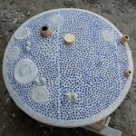 20×130×130cm　白御影石