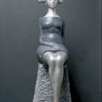 170×63×60cm　ブロンズ、花崗岩