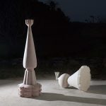 155×50×50cm 、60×95×50cm　大理石、アルミニューム