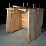 135×135×135cm　欅