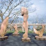 150×230×180cm　楠、欅、桜、楢