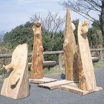 170×160×160cm　樟、アカシア