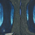 木版・コラグラフ ( 100 x 69cm)