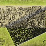 木版・ドライポイント ( 58 x 98cm )