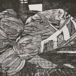 木版リトグラフ (77 x 110cm)