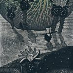 木版 ( 110 x 90cm)