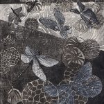 木版 (111 x 92.5cm)