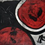 銅版 エッチング他60 x 80cm