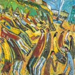 2016　　憩う人人　WORK 2016 162×130cm