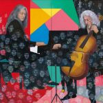 2016　 ピアノ 三重奏 第五番（人・人・人） 168×327cm