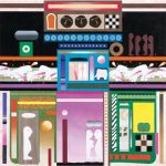 2016　　スルーする人達 275.5×275.5cm