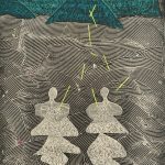 木版・コラグラフ (80.4 x 56cm)