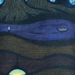 木版・コラグラフ (100 x 69cm)