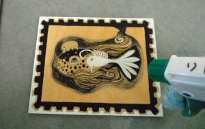 版面の湿り気を切らさないように