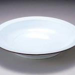 2005 白磁口紅大皿 　59×59×6.5