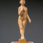 77×33×28cm　檜、大理石