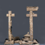 245×220×220cm　ユリノキ、桧