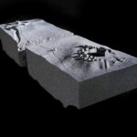 第96回2022 西へ歩く 55x315x88cm 花崗岩