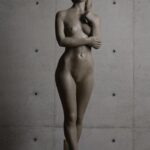 第96回2022 晨 178x56x57cm 粘土