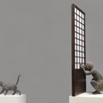 第96回2022 まいうえい。2022 236x280x95cm 漆・砥粉・麻布・木材・銅番線