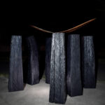 170x250x160㎝ 木,金箔,銀箔