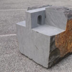 90x90x90㎝ 黒御影