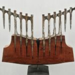 第96回2022 太古の宇宙船0895‐K-3 146x65x54cm ブロンズ、カリン、杉