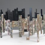 第96回2022 Layered - year - 25x45x45cm 鉄 、アクリル絵の具