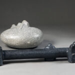 30×100×70cm　安山岩、御影石