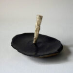 21x29x21 cm  伊達冠石、真鍮