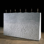 120x173x34 cm  花崗岩、真鍮