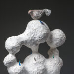 65×40×40cm　ブロンズ・樟・ガラス・大理石