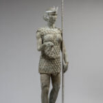 220x77x70 cm  セメント、ピューター、石、他