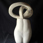 53.5×29×25cm　白大理石