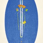 銅（凹）版・手彩色・箔 (70 x 40cm)