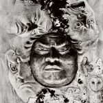 リトグラフ (71 x 60.5cm)