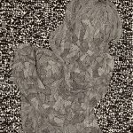 木版 (105 x 100cm)