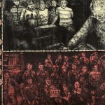 ドライポイント・木版 (57 x 93cm)