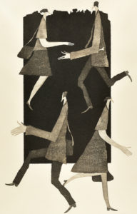 第93回 2019年 <ワタクシタチ・12>木版(84 x 54cm)