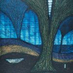 木版・コラグラフ (100 x 69cm)