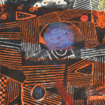 第95回国展2021断層－１５93×70cm（木版）