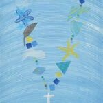 第95回国展2021With the wind74×50cm（銅版）