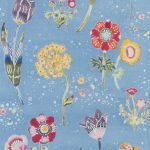 大森雅子（染） 季節の花（春）　帯地